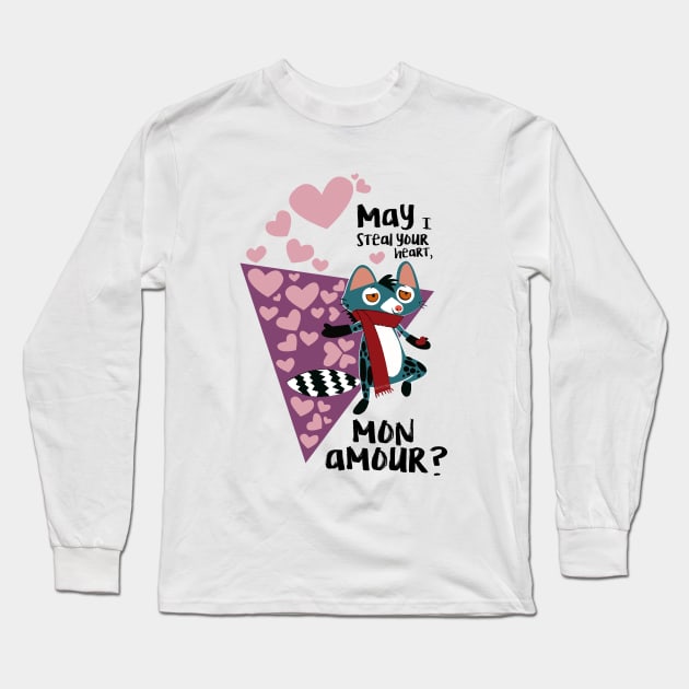 Steal your heart mon amour Long Sleeve T-Shirt by belettelepink